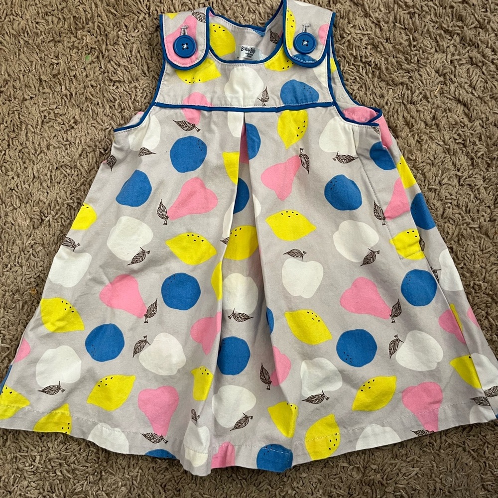Colorful Fruit Patterned Dress - Baby Boden